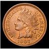 Image 2 : 1907 Indian Cent 1c Grades Choice Unc RB