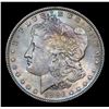 Image 2 : 1886-p Rainbow Toned Morgan Dollar $1 Grades Select+ Unc