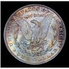 Image 3 : 1886-p Rainbow Toned Morgan Dollar $1 Grades Select+ Unc