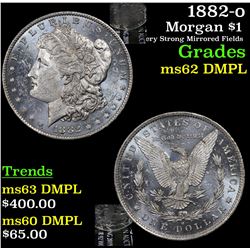 1882-o Morgan Dollar $1 Grades Select Unc DMPL
