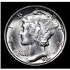 Image 2 : 1934-p Mercury Dime 10c Grades GEM FSB