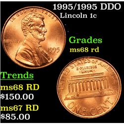 1995/1995 DDO Lincoln Cent 1c Grades GEM+++ Unc RD