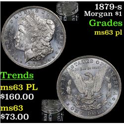 1879-s Morgan Dollar $1 Grades Select Unc PL
