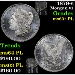 1879-s Morgan Dollar $1 Grades Select Unc+ PL