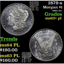 1879-s Morgan Dollar $1 Grades Select Unc+ PL