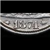 Image 4 : 1874-p Seated Liberty Dime 10c Grades AU Details
