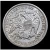 Image 3 : 1877-p Seated Liberty Quarter 25c Grades Select AU