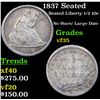 Image 1 : 1837 Seated Seated Liberty Half Dime 1/2 10c Grades vf++