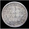 Image 3 : 1837 Seated Seated Liberty Half Dime 1/2 10c Grades vf++