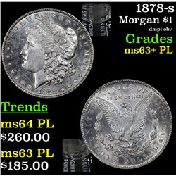 1878-s Morgan Dollar $1 Grades Select Unc+ PL