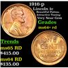 Image 1 : 1916-p Lincoln Cent 1c Grades Choice+ Unc RD