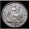 Image 2 : 1870-p Seated Liberty Half Dime 1/2 10c Grades Select Unc