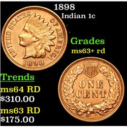 1898 Indian Cent 1c Grades Select+ Unc RD