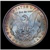 Image 3 : 1887-p Rainbow Toned Morgan Dollar $1 Grades Choice+ Unc