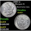 Image 1 : 1887-o Morgan Dollar $1 Grades Select+ Unc