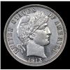 Image 2 : 1913-p Barber Dime 10c Grades Select+ Unc