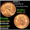 Image 1 : 1929-s Lincoln Cent 1c Grades Choice+ Unc RD