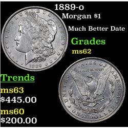 1889-o Morgan Dollar $1 Grades Select Unc