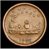 Image 3 : 1863 Union For Ever Civil War Token 1c Grades xf