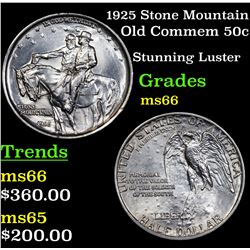 1925 Stone Mountain Old Commem Half Dollar 50c Grades GEM+ Unc