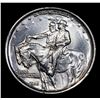 Image 2 : 1925 Stone Mountain Old Commem Half Dollar 50c Grades GEM+ Unc