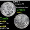 Image 1 : 1900-s Morgan Dollar $1 Grades Select Unc