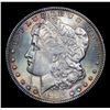Image 2 : 1888-p Rainbow Toned Vam 1b Morgan Dollar $1 Grades Choice+ Unc