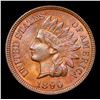 Image 2 : 1890 Indian Cent 1c Grades Choice+ Unc RB
