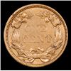 Image 3 : 1858 sl Flying Eagle Cent 1c Grades Choice AU/BU Slider