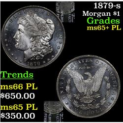 1879-s Morgan Dollar $1 Grades GEM+ PL