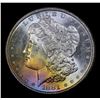 Image 2 : 1881-s Rainbow Toned Morgan Dollar $1 Grades Select Unc