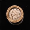Image 2 : Mixed small cents 1c orig shotgun roll, 1919-d Wheat Cent, 1893 Indian Cent other end