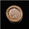 Image 2 : Mixed small cents 1c orig shotgun roll, 1918-d Wheat Cent, 1895 Indian Cent other end