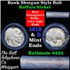 Image 1 : Buffalo Nickel Shotgun Roll in Old Bank Style 'Bell Telephone'  Wrapper 1918 & d Mint Ends