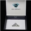 Image 5 : Sterling Silver 5mm Round Cut Wedding Set with Multi cut Bands Set size 7