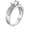 Image 3 : Sterling Silver mm Oval Channel Set Ring  Size 7