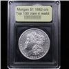 Image 4 : ***Auction Highlight*** 1882-o/s Top 100 Vam 4 Morgan Dollar $1 Graded Choice Unc By USCG (fc)