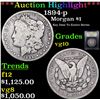 Image 1 : ***Auction Highlight*** 1894-p Morgan Dollar $1 Graded vg+ By USCG (fc)