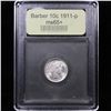 Image 4 : ***Auction Highlight*** 1911-p Barber Dime 10c Graded GEM+ Unc By USCG (fc)