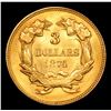 Image 3 : ***Auction Highlight*** 1874 Three Dollar Gold .$3 Graded Choice Unc By USCG (fc)