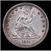 Image 2 : ***Auction Highlight*** 1861-p Seated Liberty Quarter 25c Graded Select Unc By USCG (fc)