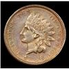 Image 2 : ***Auction Highlight*** 1886 Ty I Mint Error Struck Thru Grease Indian Cent 1c Graded Choice+ Unc BN