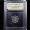 Image 4 : ***Auction Highlight*** 1886 Ty I Mint Error Struck Thru Grease Indian Cent 1c Graded Choice+ Unc BN