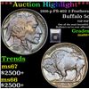 Image 1 : ***Auction Highlight*** 1916-p FS-402 2 Feathers Buffalo Nickel 5c Graded GEM++ Unc By USCG (fc)