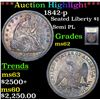 Image 1 : ***Auction Highlight*** 1842-p Seated Liberty Dollar $1 Graded Select Unc By USCG (fc)