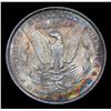 Image 3 : ***Auction Highlight*** 1889-p Rainbow Toned Morgan Dollar $1 Graded GEM Unc By USCG (fc)