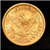 Image 7 : ***Auction Highlight*** 1878-s Gold Liberty Quarter Eagle $2 1/2 Graded Select Unc By USCG (fc)