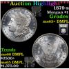 Image 1 : ***Auction Highlight*** 1879-s Morgan Dollar $1 Graded GEM+ DMPL By USCG (fc)