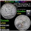 Image 1 : ***Auction Highlight*** 1837 Browning 4 Capped Bust Quarter 25c Graded vf++ By USCG (fc)
