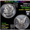 Image 1 : ***Auction Highlight*** 1881-s Morgan Dollar $1 Graded GEM++ DMPL By USCG (fc)